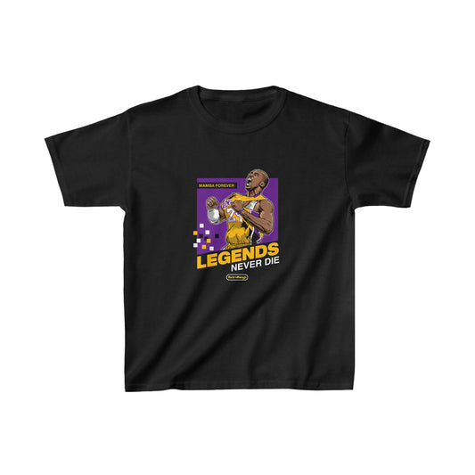 Kids 8 Bit Legends Never Die Tee